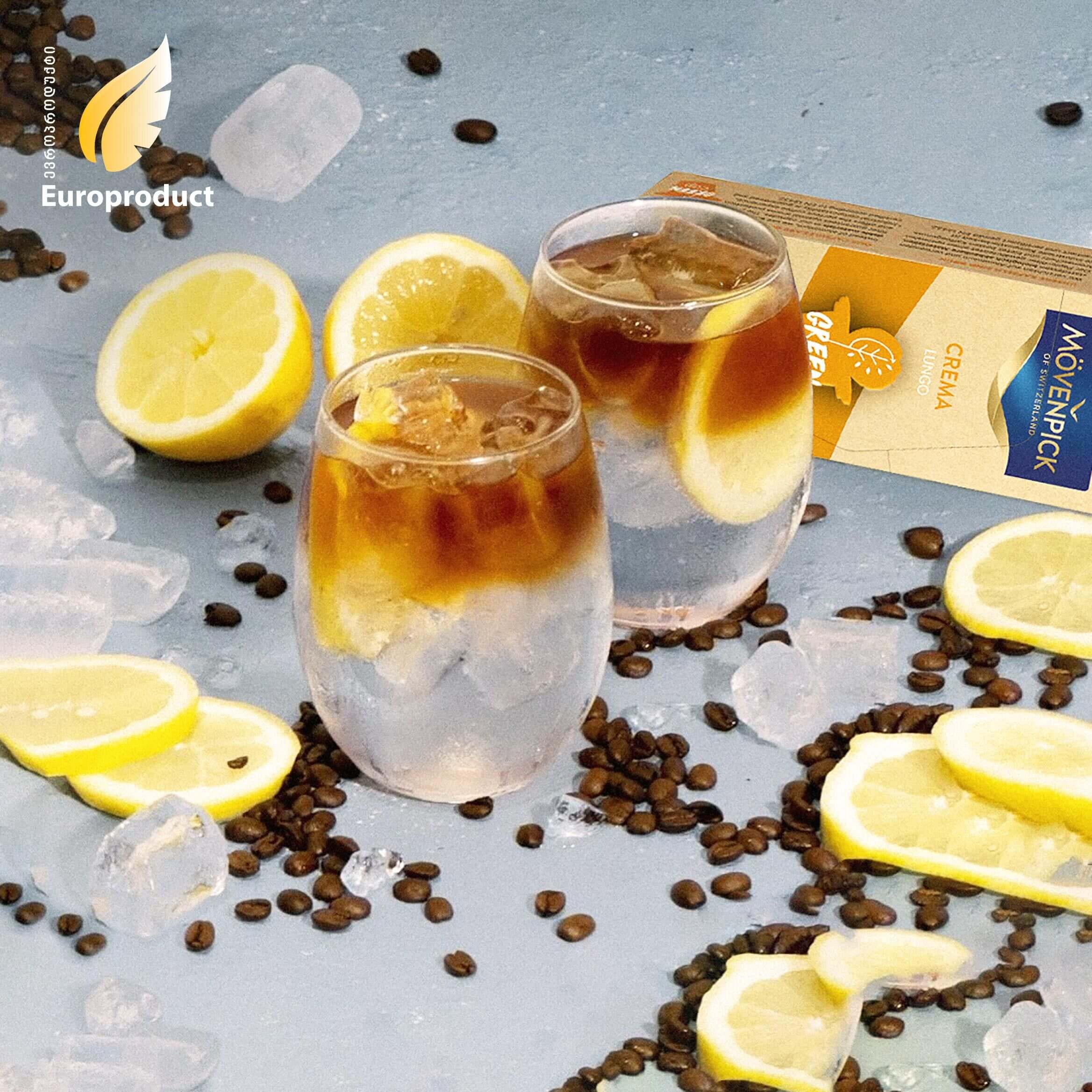 Gin and tonic with coffee